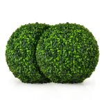 Costway 2 boules de buis artificielles 40 cm plantes de décoration résistante aux uv intérieure&extérieur ... Costway 2 boules de buis artificielles 40 cm plantes de décoration résistante aux uv intérieure&extérieur ...