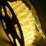 Costway 30m tube lumineux extrieur led guirlande lumineuse dcoration nol avec 1080 lampes et adapteur ...