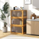 Costway 98l x 3 boîte rangement plastique - 3 caisses de rangement pliables - roulettes et 5 portes 665 ... Costway 98l x 3 boîte rangement plastique - 3 caisses de rangement pliables - roulettes et 5 portes 665 ...