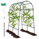 Costway arche de jardin avec treillis en métal revêtus pe pour plantes grimpantes 181 x 110 - 160 x 230cm ... Costway arche de jardin avec treillis en métal revêtus pe pour plantes grimpantes 181 x 110 - 160 x 230cm ...