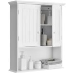 Costway armoire murale de salle de bains armoire à pharmacie avec 2 porte et 3 etagères rangement dont ... Costway armoire murale de salle de bains armoire à pharmacie avec 2 porte et 3 etagères rangement dont ...