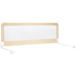 Costway barri�re de lit pliable pour b�b� / enfant 150x55cm en tissu oxford angle 0� - 180�avec mousse ...