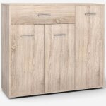 Costway buffet de cuisine commode meuble de rangement avec 1 tiroir et 3 portes en mdf 90 x 29 x 82 cm ... Costway buffet de cuisine commode meuble de rangement avec 1 tiroir et 3 portes en mdf 90 x 29 x 82 cm ...