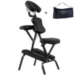 Costway chaise de massage portable avec sac de transport hauteur réglable 110 - 120 cm pour spa / tatouage ... Costway chaise de massage portable avec sac de transport hauteur réglable 110 - 120 cm pour spa / tatouage ...