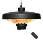 Costway chauffage radiant au plafond infrarouge 2000w à 360° couvre 6m² Étanche ip65 protection contre ... Costway chauffage radiant au plafond infrarouge 2000w à 360° couvre 6m² Étanche ip65 protection contre ...