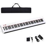 Costway clavier lectronique portable 88 touches lestes fonction bluetooth interface midi haut - parleurs ...