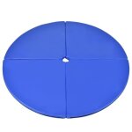 Costway crash mat / pad metelas de protection de pole dnace epaisseur 5cmtapis pour dance diamtre 150cm ...