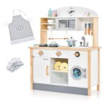 Costway cuisine pour enfants - 17 accessoires avec toque tablier machine à laver micro - ondes cuisinières ... Costway cuisine pour enfants - 17 accessoires avec toque tablier machine à laver micro - ondes cuisinières ...