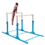 Costway double barre de gymnastique hauteur réglable 11 niveaux 96 - 140cm doubles cerrous avec talc ... Costway double barre de gymnastique hauteur réglable 11 niveaux 96 - 140cm doubles cerrous avec talc ...