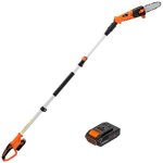 Costway Élagueuse sans fil 20 v télescopique jusquà 2715cm diamètre de coupe 20 cm avec batterie et chargeur ... Costway Élagueuse sans fil 20 v télescopique jusquà 2715cm diamètre de coupe 20 cm avec batterie et chargeur ...