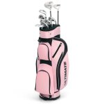 Costway ensemble de golf complet pour femmes 10 pièces 9 clubs de golf drivers en alliage 3# bois4# hybride ... Costway ensemble de golf complet pour femmes 10 pièces 9 clubs de golf drivers en alliage 3# bois4# hybride ...