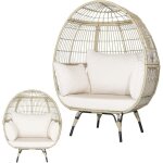 Costway fauteuil cocon en rotin pe style naturel avec coussins Épais chaise relax 110 x 82 x 145 cmcharge ... Costway fauteuil cocon en rotin pe style naturel avec coussins Épais chaise relax 110 x 82 x 145 cmcharge ...