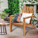Costway fauteuil de jardin en bois dacacia design adirondack résistant aux intempéries charge 160 kg ... Costway fauteuil de jardin en bois dacacia design adirondack résistant aux intempéries charge 160 kg ...