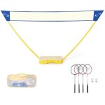 Costway filet de badminton portable 3m x 15 m avec base de rangement et sac de transport2 raquettes 2 ... Costway filet de badminton portable 3m x 15 m avec base de rangement et sac de transport2 raquettes 2 ...