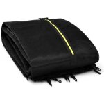 Costway filet de scurit pour trampoline 305 cm 10ft - 6 barres porte  glissire double et boucles ...