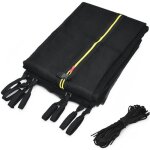 Costway filet de sécurité pour trampoline 366 cm 12ft - 8 poteaux droits - fermeture eclair double et ... Costway filet de sécurité pour trampoline 366 cm 12ft - 8 poteaux droits - fermeture eclair double et ...