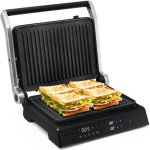 Grill multifonction electrique 1200w costway - tactile intelligent - ouverture à 180° - minuterie 4h ... Grill multifonction electrique 1200w costway - tactile intelligent - ouverture à 180° - minuterie 4h ...