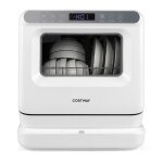 Costway lave - vaisselle de table 850w avec r�servoir deau de 825 l 6 programmes fonction de conservation ...