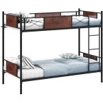 Costway lit superpos sparable en mtal enfant / adulte - 90x190cm - chelle garde - corps de scurit ...