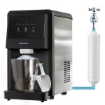 Costway machine  glaons de ppites 27kg / 24h 240w compresseur r290 filtre  eau au robinet dtection ...