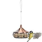 Costway mangeoire  oiseaux extrieur avec fil acier grille en fer distributeur de nourriture  suspendre ...