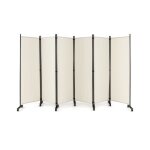 Costway paravent à roulette - 6 panneaux pliable détachables 3345 x 172 cm (l x h) cloison de séparation ... Costway paravent à roulette - 6 panneaux pliable détachables 3345 x 172 cm (l x h) cloison de séparation ...