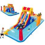 Costway château gonflable pour enfants avec toboggan panier de basket thème licorne housse de transport ... Costway château gonflable pour enfants avec toboggan panier de basket thème licorne housse de transport ...