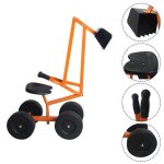 Costway pelle  sable excavateur enfants - sige rotatif 360 - cadre mtal - jouet extrieur pour sable ...