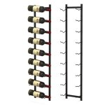 Costway porte bouteille mural métallique 109 cm casier / Étagère à vin pour 9 bouteilles pour cuisine ... Costway porte bouteille mural métallique 109 cm casier / Étagère à vin pour 9 bouteilles pour cuisine ...