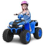 Costway quad Électrique 24v pour enfants avec led musique radio démarrage en douceur pour différents ... Costway quad Électrique 24v pour enfants avec led musique radio démarrage en douceur pour différents ...