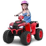 Costway quad Électrique 24v pour enfants avec led musique radio démarrage en douceur pour différents ... Costway quad Électrique 24v pour enfants avec led musique radio démarrage en douceur pour différents ...