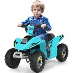 Costway quad electriques pour enfant 6 v 45 km / h max. voiture buggy pour enfants de 3ans + bleu Costway quad electriques pour enfant 6 v 45 km / h max. voiture buggy pour enfants de 3ans + bleu