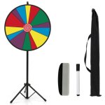 Costway roue de la fortune 76cm - support trépied - 14 fentes colorées - hauteur réglable 140 - 170 cm ... Costway roue de la fortune 76cm - support trépied - 14 fentes colorées - hauteur réglable 140 - 170 cm ...