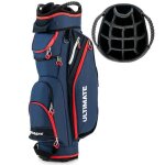 Sac de golf - costway - 14 compartiments - 8 poches - capuche anti - pluie - isotherme en nylon marine ... Sac de golf - costway - 14 compartiments - 8 poches - capuche anti - pluie - isotherme en nylon marine ...