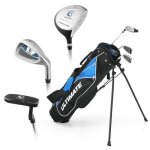 Costway sac de golf trépied avec club de golf putter et sac de support fibre de verre bretelles ajustables ... Costway sac de golf trépied avec club de golf putter et sac de support fibre de verre bretelles ajustables ...
