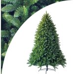Costway sapin de no�l artificiel 180 cm 1250 branches mat�riel pvc arbre de no�l avec socle en m�tal ...