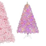 Costway sapin de noël led floqué 185 cm 350 lumières lumineux 4 couleurs et 8 modes dynamiques avec 808 ... Costway sapin de noël led floqué 185 cm 350 lumières lumineux 4 couleurs et 8 modes dynamiques avec 808 ...