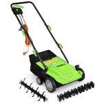 Costway scarificateur electrique 1500w - 2 en 1 emmousseur - largeur 32 cm - bac de ramassage 30 l - ... Costway scarificateur electrique 1500w - 2 en 1 emmousseur - largeur 32 cm - bac de ramassage 30 l - ...
