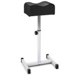 Costway tabouret de p�dicure � hauteur dassise r�glable 45 - 65 cm coussin �pais et douxpour manucure ...