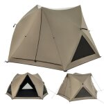 Costway tente de camping pop - up 4 - 6 personnes - puits de lumière - auvent amovible - polyester imperméable ... Costway tente de camping pop - up 4 - 6 personnes - puits de lumière - auvent amovible - polyester imperméable ...