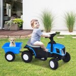 Costway tracteur Électrique 6v avec remorque pour enfants 3 + ans 2 - 3 km / h avec effets sonores et ... Costway tracteur Électrique 6v avec remorque pour enfants 3 + ans 2 - 3 km / h avec effets sonores et ...