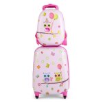 Costway valise enfant à roulettes 16?? + sac à dos 12?? ensemble de bagage enfants avec motif hibou voyages ... Costway valise enfant à roulettes 16?? + sac à dos 12?? ensemble de bagage enfants avec motif hibou voyages ...