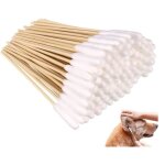 Cotons - tiges - animaux compagnie - lot de 120 - longs 15 cm - nettoyage oreilles chiens - mixte
