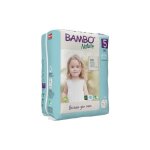 Couche anatomique cologique - bambo nature - taille 5 12 - 18kg - ultra - mince et absorbante - effet ...