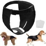 Couches pour chiens - taille m - respirantes - avec 3 coussinets - ajustement lastique