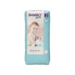 Couches cologiques bambo nature taille 3 4 - 8kg - pack de 52 units