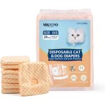 Couches jetables pour animaux - estampille - xxs - orange - super absorbantes - �tanch�it� � 360� - 24 ...