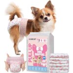Couches jetables pour chien femelle - estampille - 10 pi�ces - s (22 - 43 cm) - super absorbantes - incontinen ...