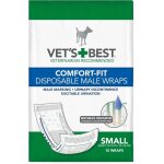 Couches jetables pour chien m�le - estampille - indicateur dhumidit� - taille petite - tour de taille ...