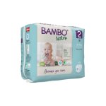 Couche ultra - mince et absorbante taille 2 3 - 6kg - bambo nature - 30 units